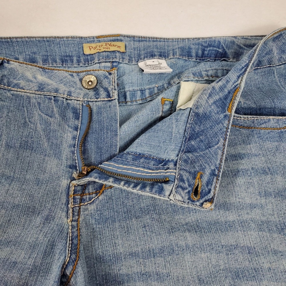 Paris Blues Denim Jeans Women's Size 24 Light Bootcut Authentic American‎ Brand - Picture 10 of 16